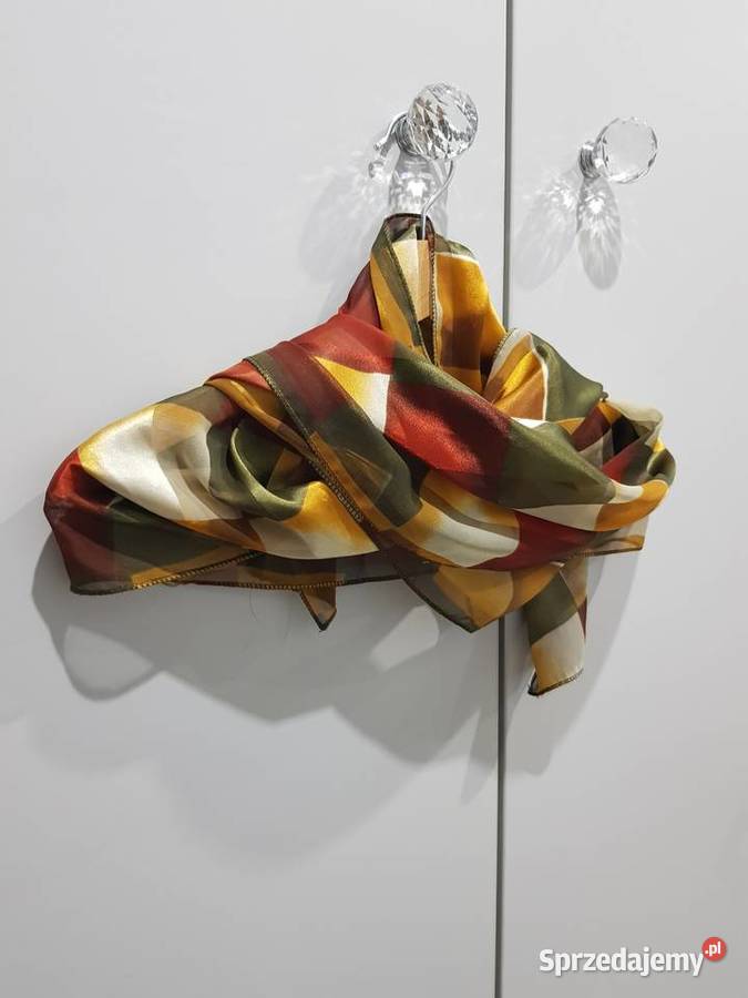 Długi lekki damski szal chusta w kratkę Dla kobiet Dąbrowa Górnicza