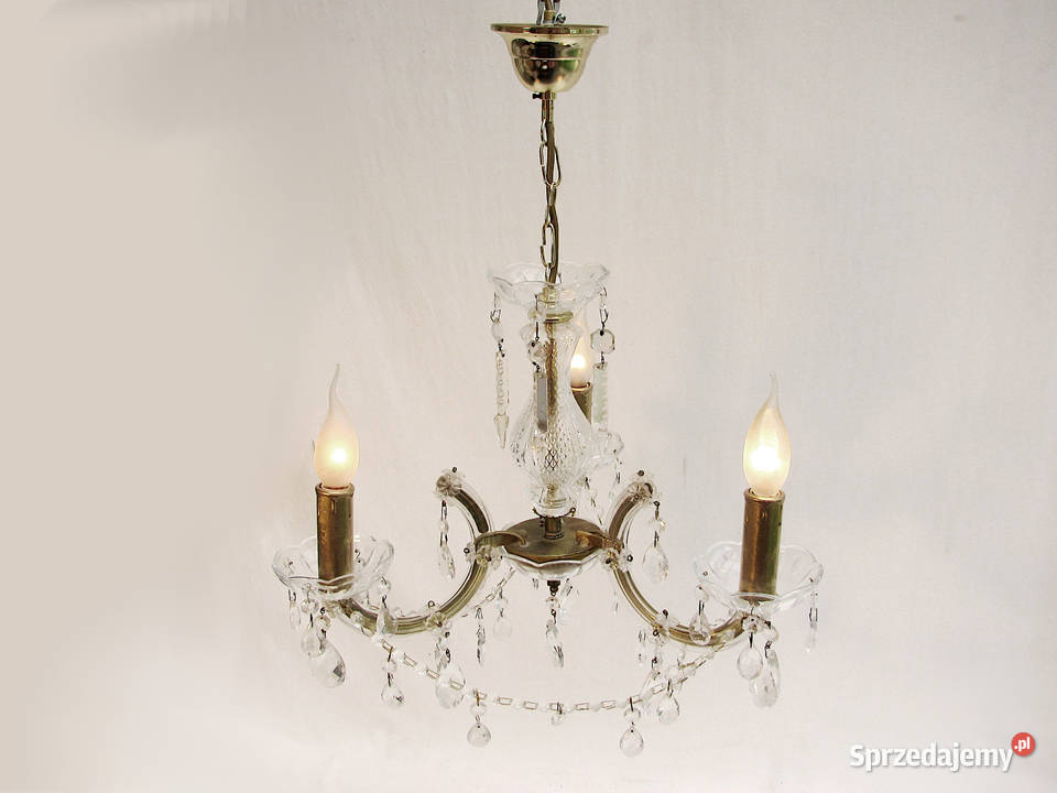 Żyrandol Lampa Kryształki zachodniopomorskie Szczecinek