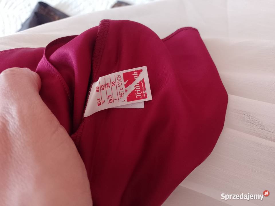 40L Triumph Ekskluzywna bordowa halka koszulka Halki i koszulki małopolskie Kraków