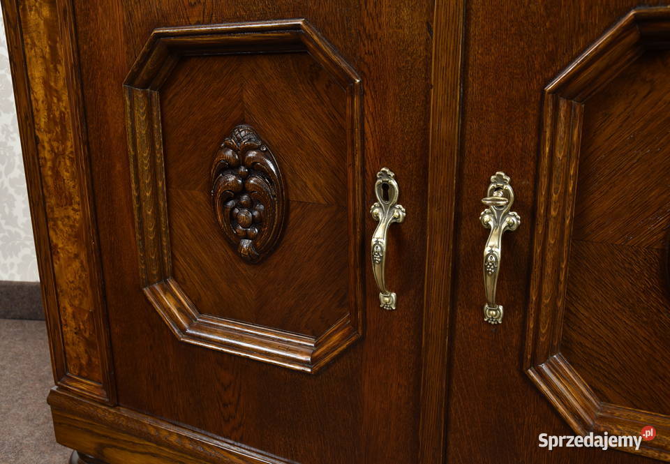 Komoda międzywojenna antyk stara lata 20 stylowa Meble Swarzędz