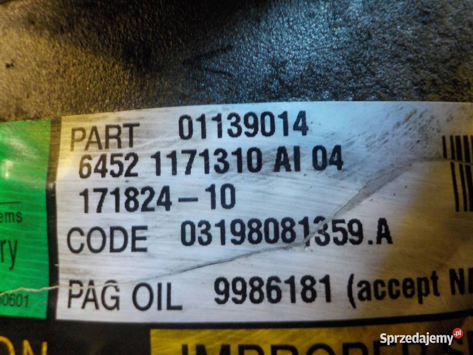 MINI COOPER S 16 16V 08r 170 W11B16A sprezarka