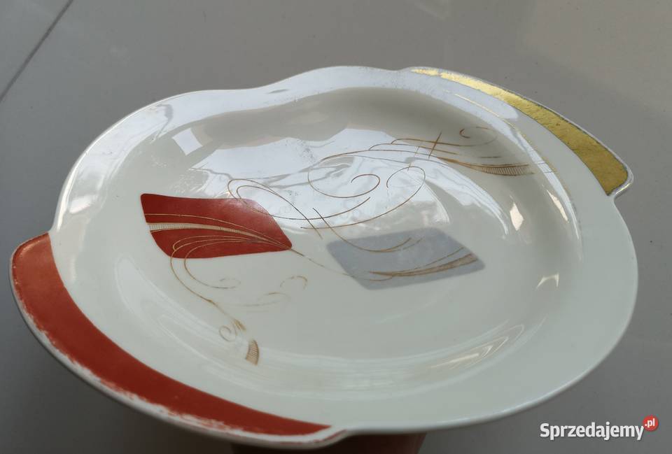 Półmisek Look Reichenbach vintage Porcelana i szkło