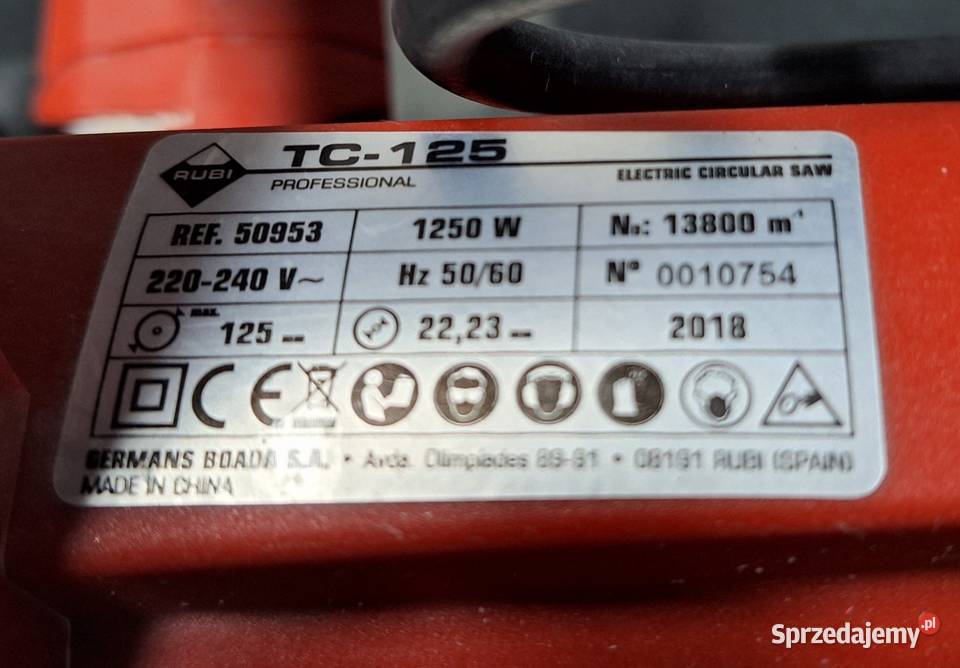 RUBI TC125 SLIM CUTTER zestaw do cięcia płytek Gostyń