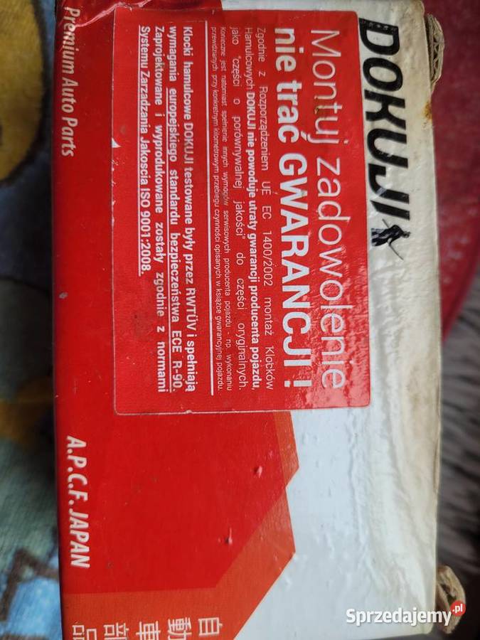 Klocki hamulc przód Honda CRVLegend itd DOKUJI