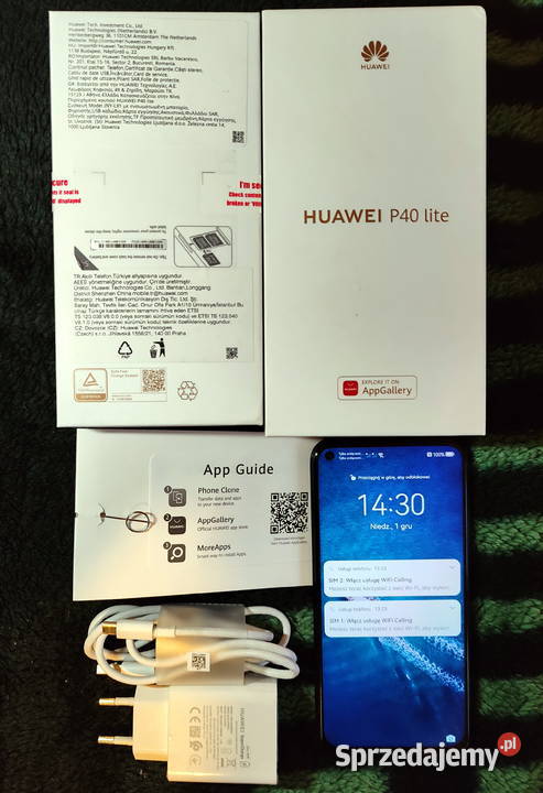 Smartfon HUAWEI P40 Lite 6128GB 64 Czarny Huawei Lublin
