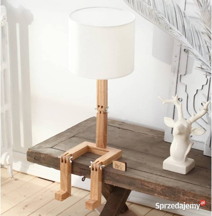 KREATYWNA LAMPKA NOCNA LUDZIK DREWNO ELINKUME Białystok