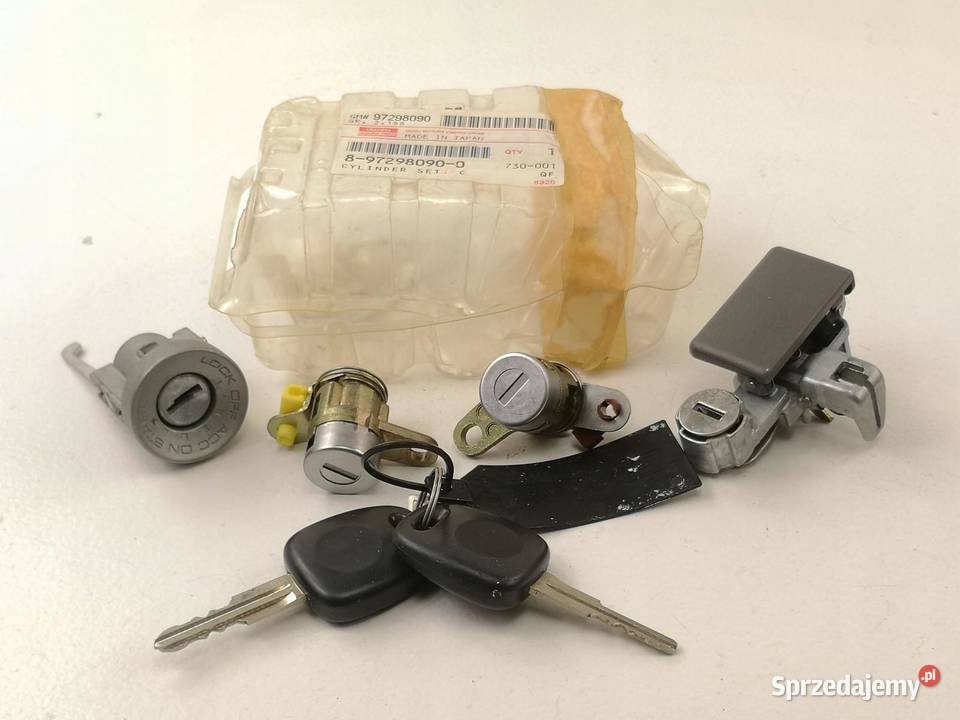 KOMPLET ZAMKÓW ISUZU NOWY ORYGINAŁ 97298090