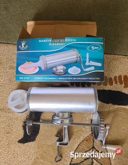 Solidna maszynka nadziewarka do domowej kiełbasy sprzedam