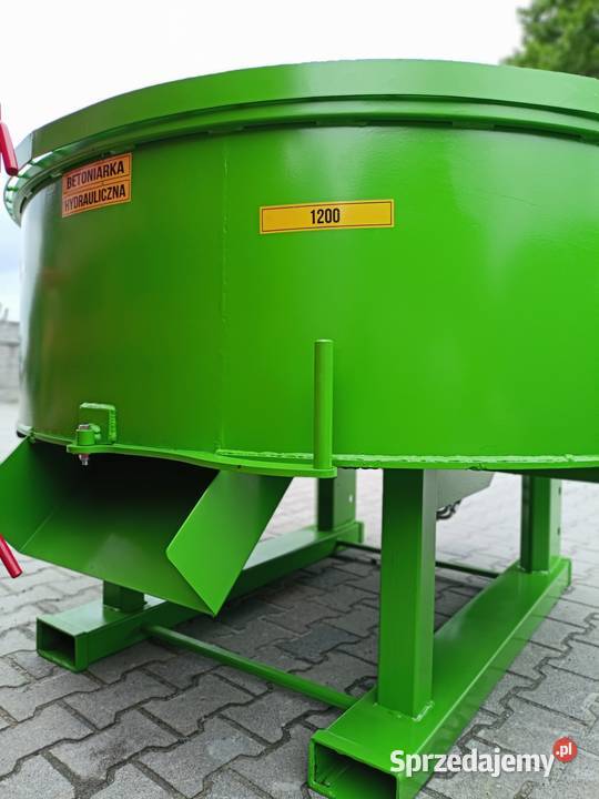 Mieszalnik betoniarka hydrauliczna 1200L