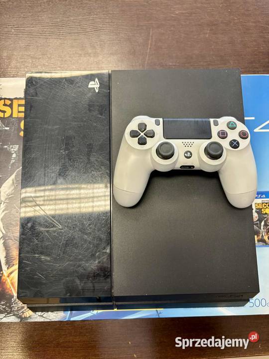 Konsola Sony PlayStation 4 500 GB czarna pad Gry komputerowe i konsolowe Elbląg