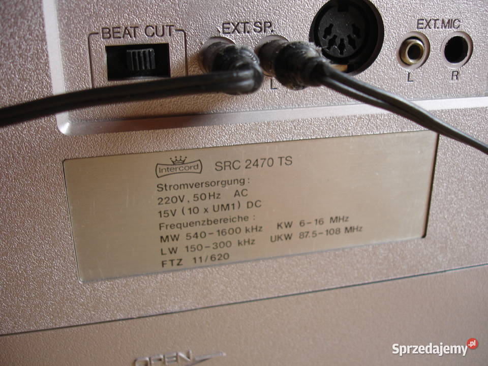 Radiomagnetofon INTERCORD SRC2470TS Zielona Góra