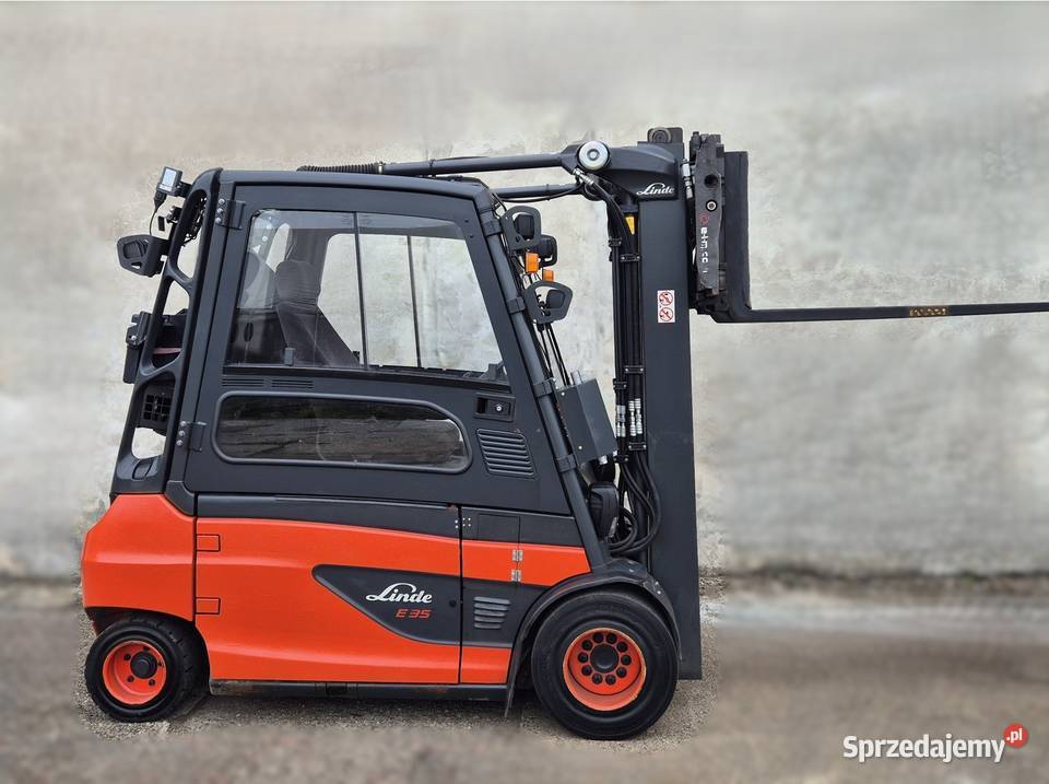 Wózek widłowy elektryczny LINDE E35L 2019r wolny Rybnik sprzedam