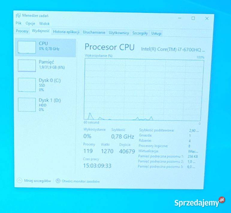 MSI GL72 173 i76700HQ GTX 960M 32GB RAM SSD M2 32GB Busko-Zdrój sprzedam