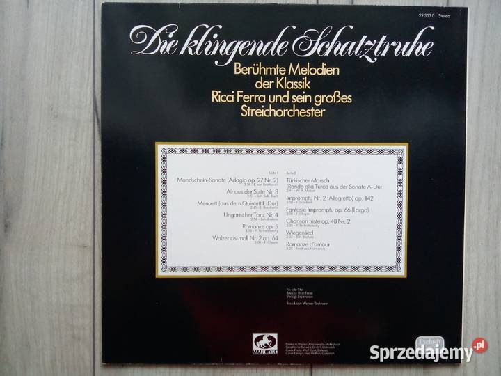 Album winylowy Słynne melodie klasyki muzycznej Wronki