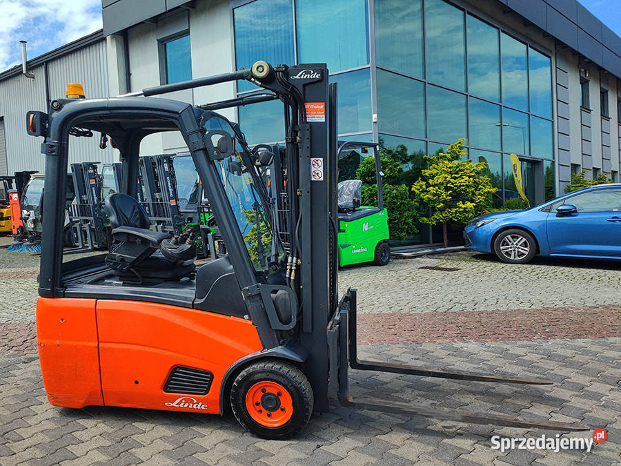 Wózek widłowy elektryczny Linde E16C01 16 t Kęty