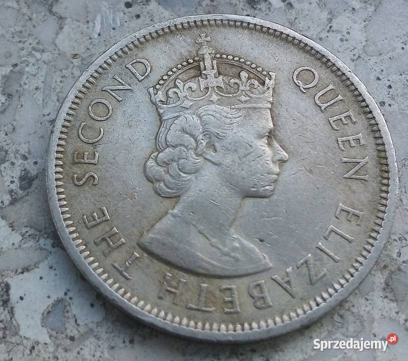 HONG KONG 1 DOLAR 1960 rHELŻBIETA Legionowo sprzedam