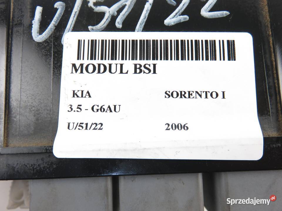 BSI KIA SORENTO I 35 V6 911603E000 małopolskie sprzedam