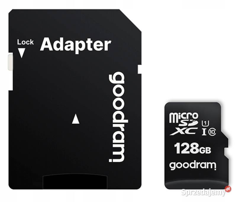 KARTA PAMIĘCI GOODRAM 128 GB MICRO SD ADAPTER Szczecin sprzedam