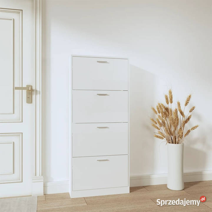 Szafka na buty wysoki połysk biała 59x17x150 Warszawa sprzedam