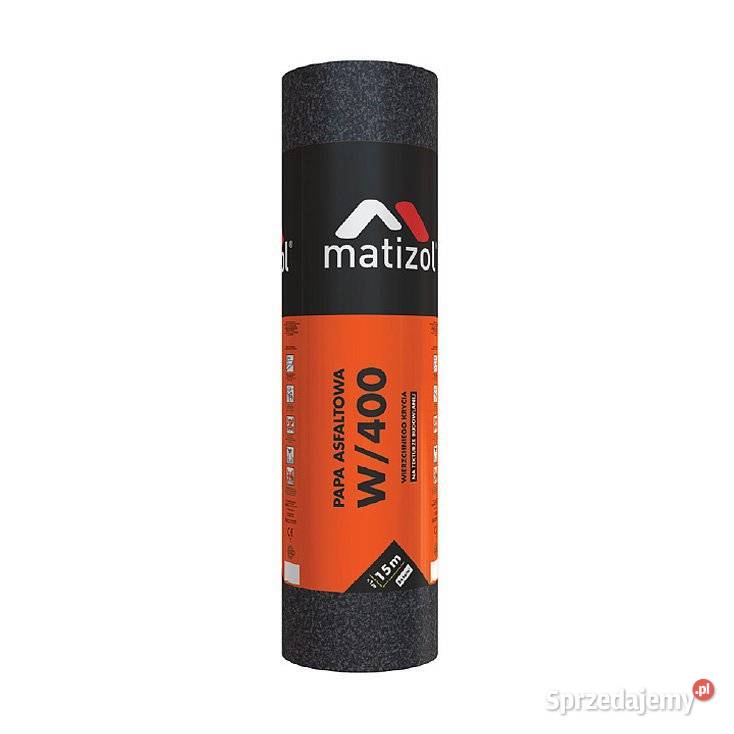 Papa Matizol wierzchniego krycia W4001200 15m2 Materiały budowlane Radom