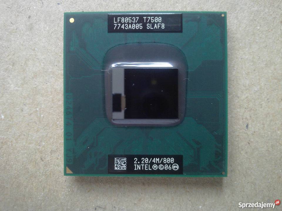 Procesor Intel Core 2 Duo T7500 2x22 GHz Merom Radom