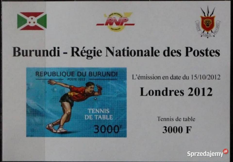 Burundi Londyn 2012 r Oborniki