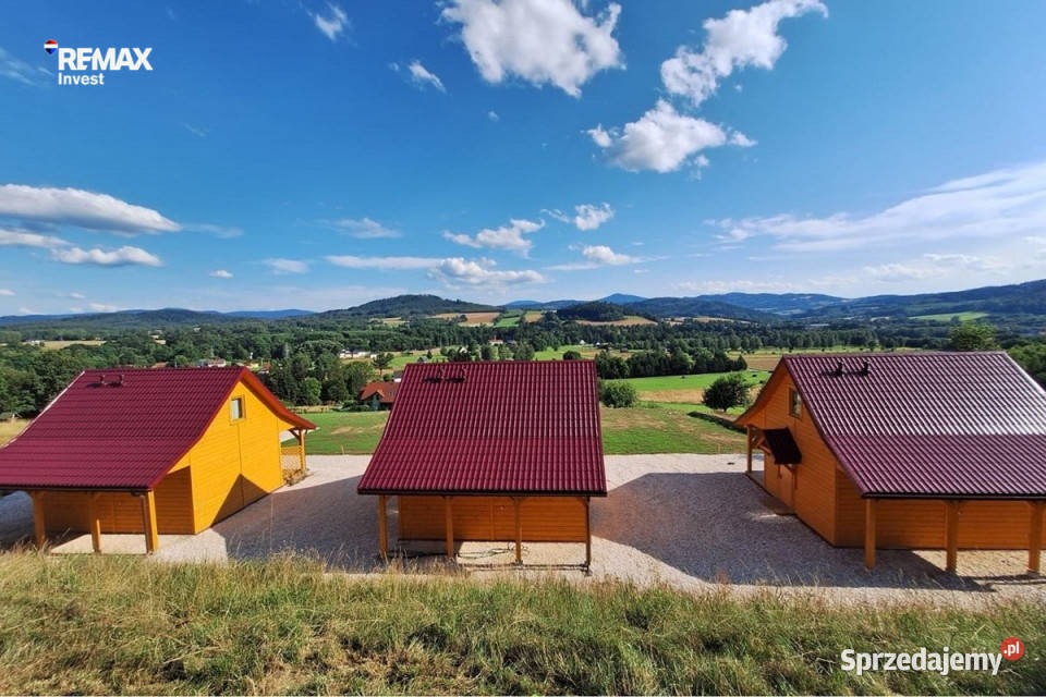 Posiadłość z bali z 3 domkami i gotowym biznesem Radochów
