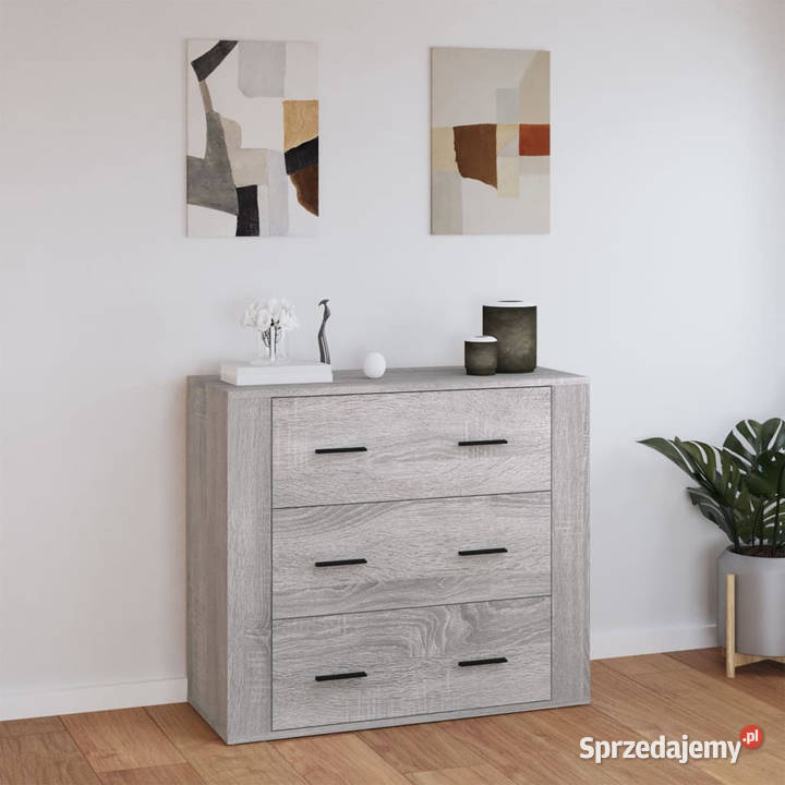 Szafka szary dąb sonoma 80x33x70 materiał mazowieckie Warszawa