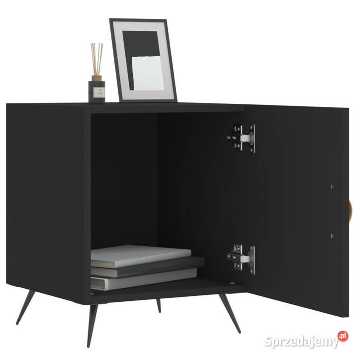 Szafki nocne 2 czarne 40x40x50 WM827503 Warszawa