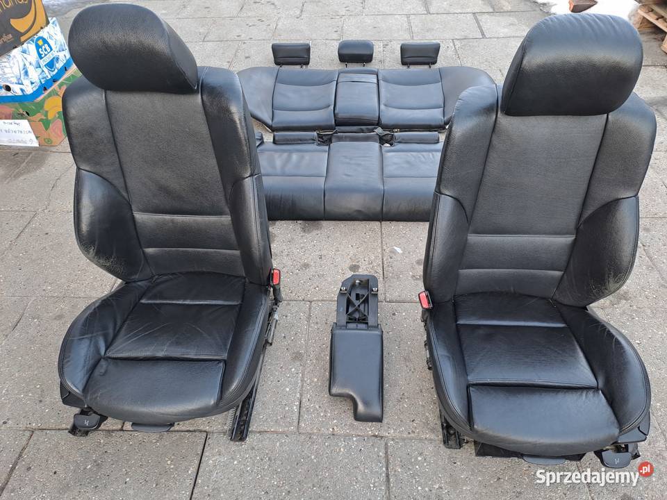 BMW E46 sedan komplet foteli skóra plus Jastrzębie-Zdrój