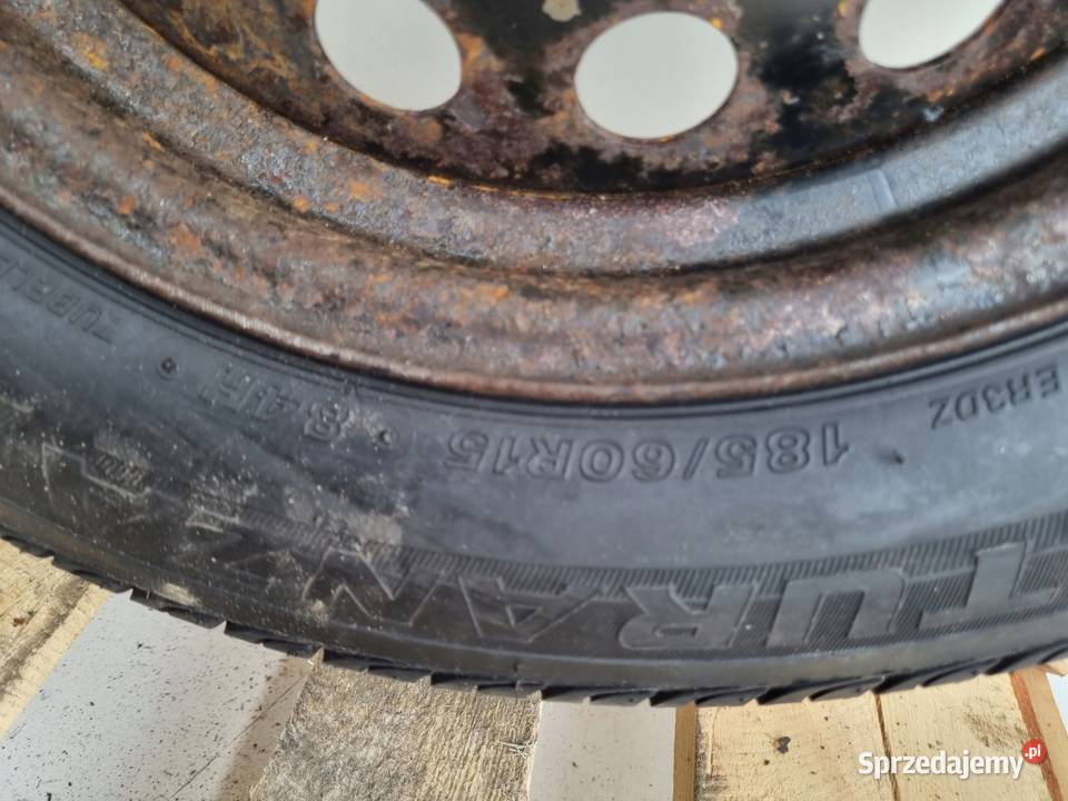 Clio II Kangoo KOŁO ZAPASOWE Zapas felga 18560 stalowe Rudka