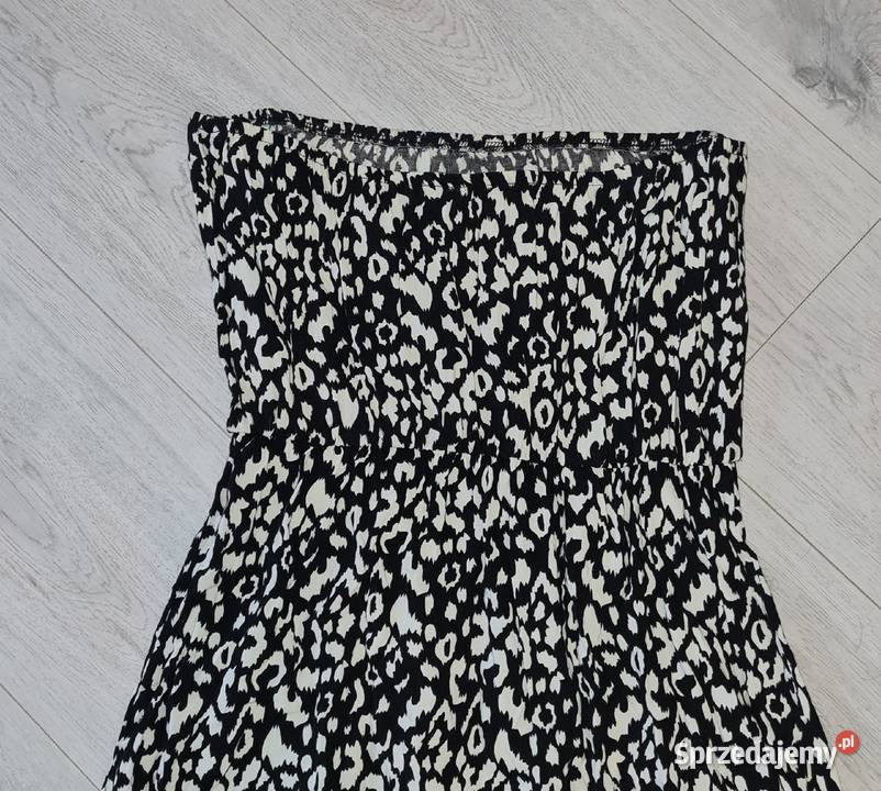 Sukienka damska panterka mini S36 czarny Łódź