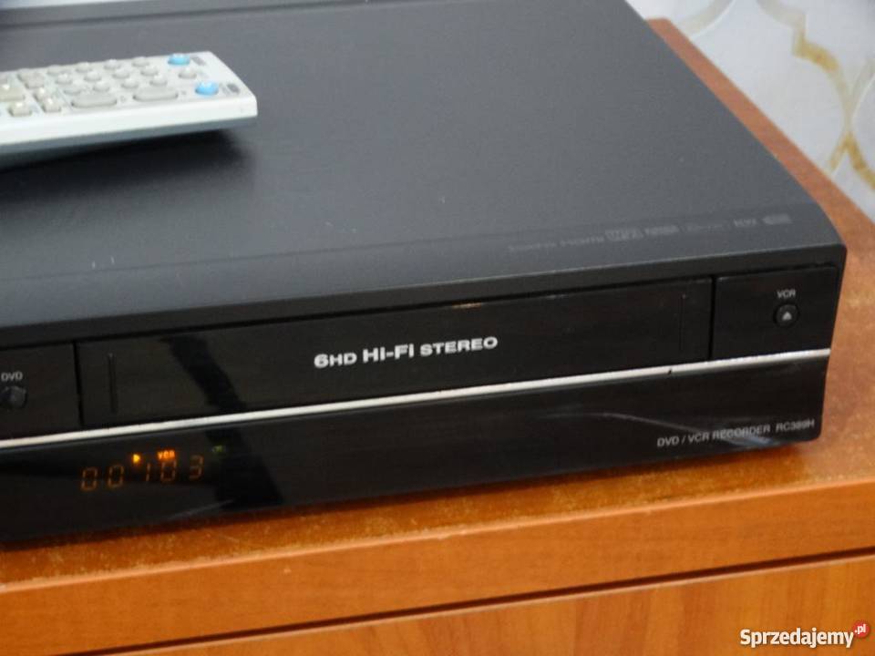 Magnetowid z HDMi USB DVDrec LG RC389Hpilot Jasło