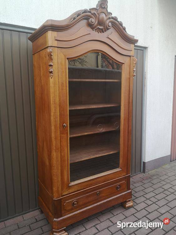 Witryna Biblioteka Ludwikowska Rocaille Stara Swarzędz sprzedam