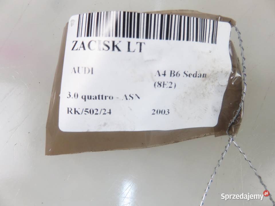 ZACISK LEWY TYŁ AUDI A4 B6 8E2 30 quattro ASN