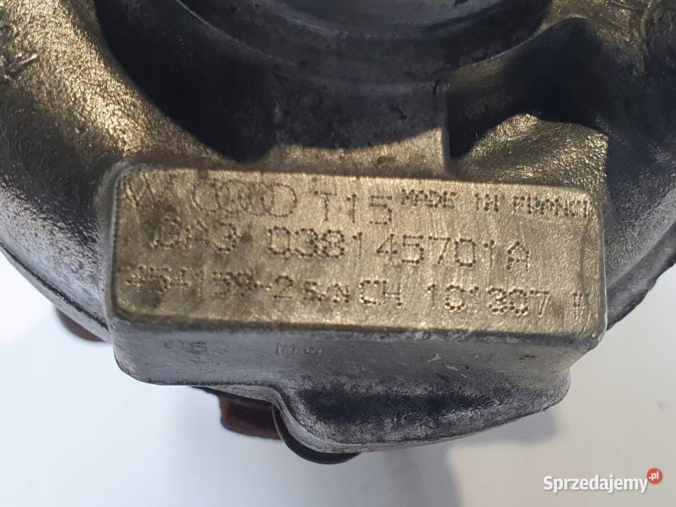 TURBOSPRĘŻARKA Audi A3 8L Golf IV 19 TDI turbo Chełm