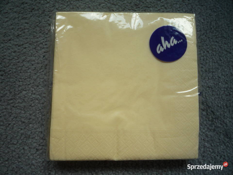 Serwetki papierowe Kremowe 20 sztuk Szczecin sprzedam