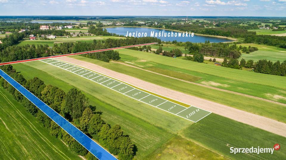 Działki plaży Jezioro Maśluchowskie Nowy Uścimów