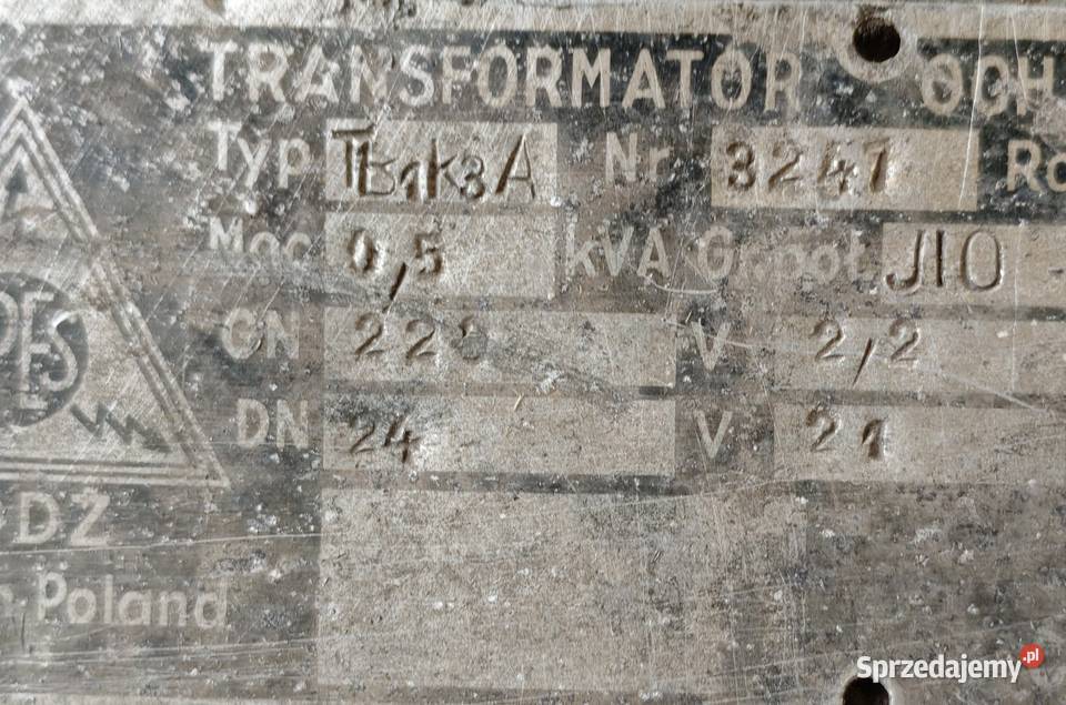 Transformator bezpieczeństwa 05 kw Gliwice