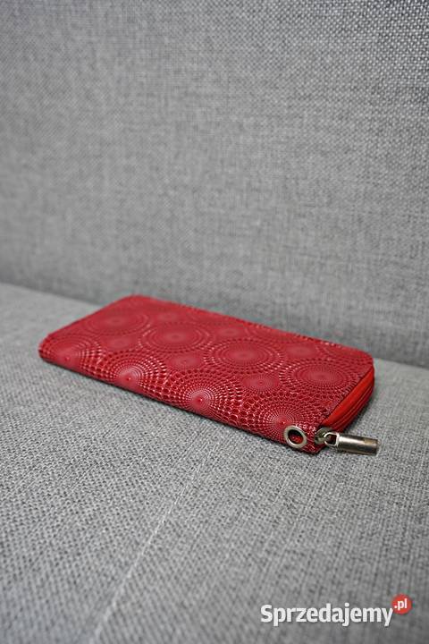 Portfel czerwony damski mazowieckie Warszawa sprzedam