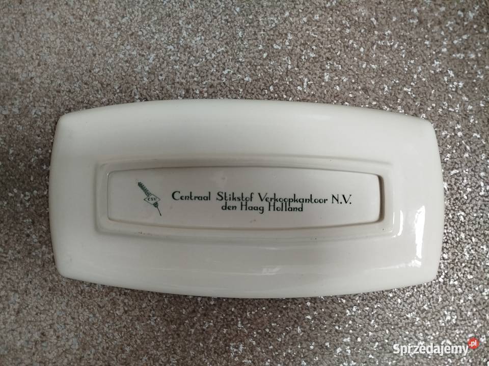 MidCentury Modern talerz reklamowy CSV ok 1960 Antyki, Sztuka, Kolekcje Opole