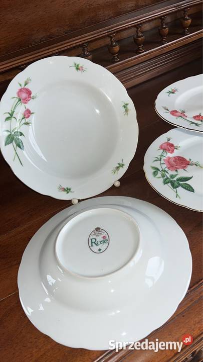 Talerz do zupy Syg Rose Christinholm Róże pomorskie Gdańsk