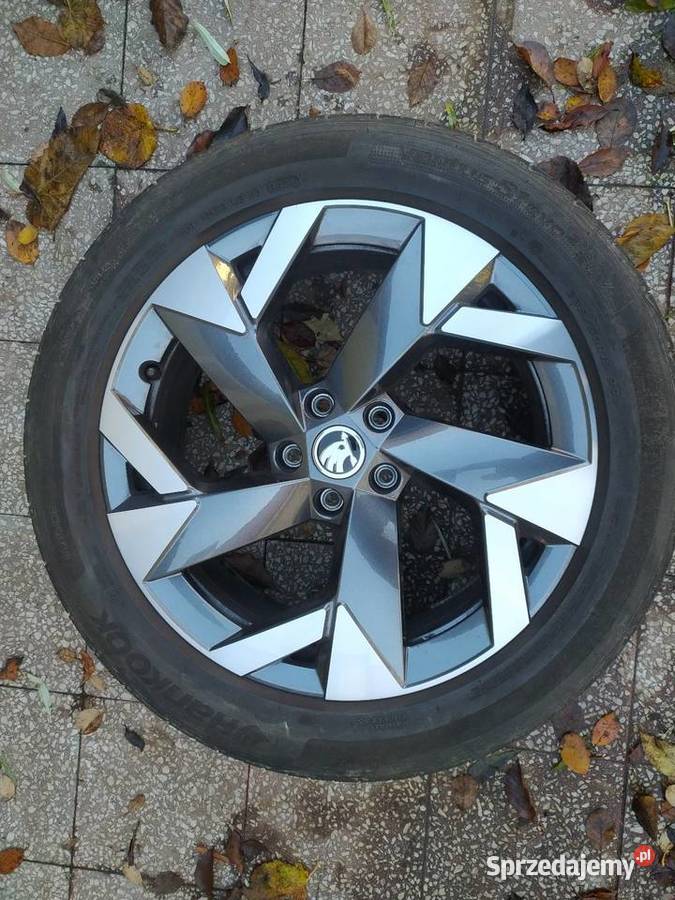 Oryginalne felgi Skoda Trisuli 19 opony letnie Bytów