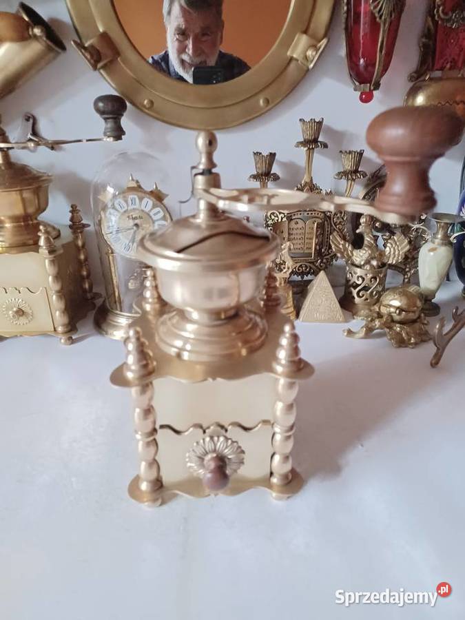 Mosiężny młynek do kawy Kolekcja Poznań sprzedam