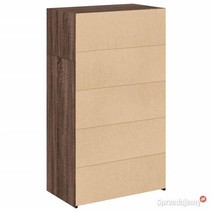 Wysoka szafka brązowy dąb 70x41x124 WM846410 Warszawa