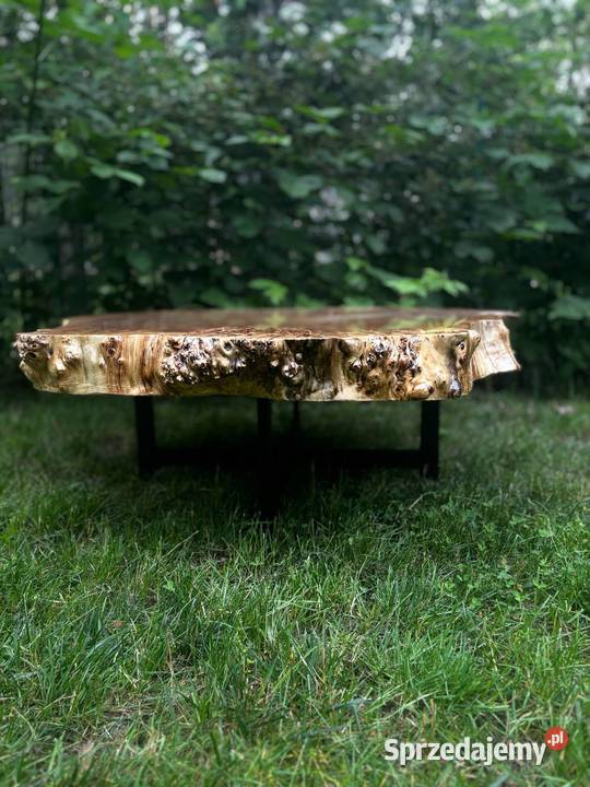 Stolik kawowy z czeczoty topoli 105 unikat 105cm Stoliki kawowe i ławy sprzedam