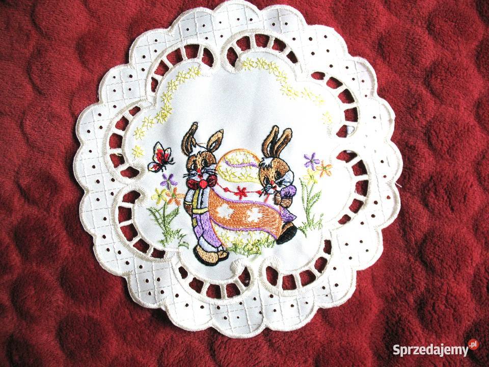 Serwetka świąteczna z zającami i jajkiem 19 Siedlce