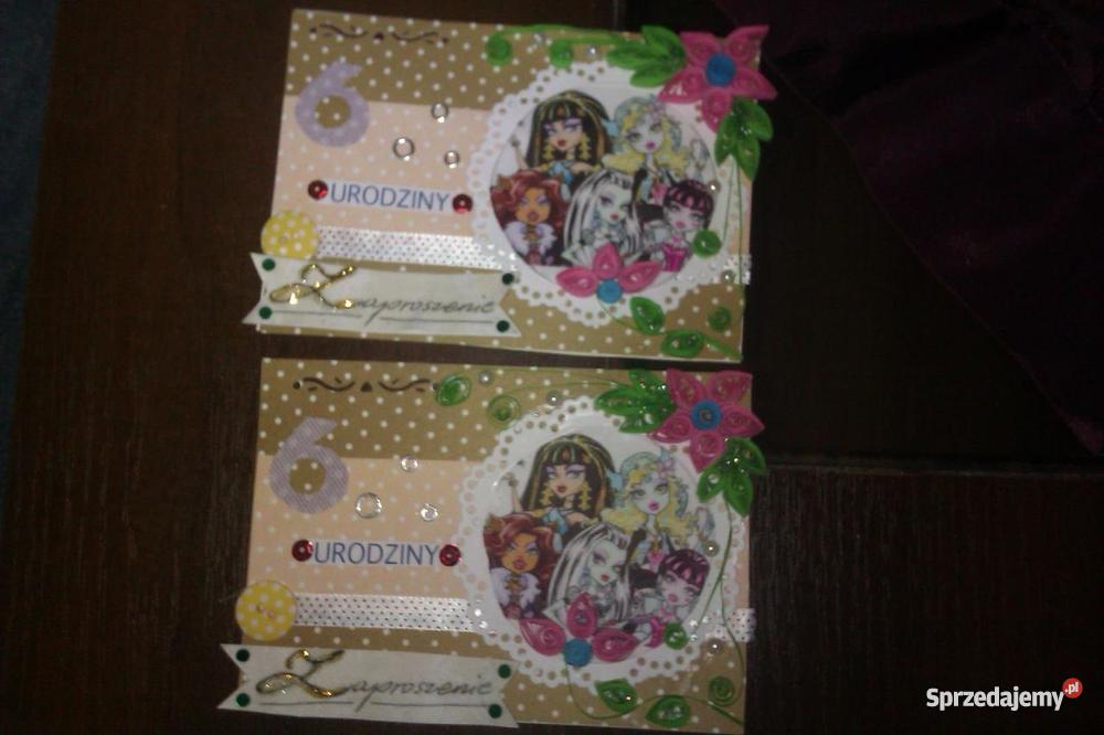 Kartki robione scrapbooking quilling chrzest świ Katowice