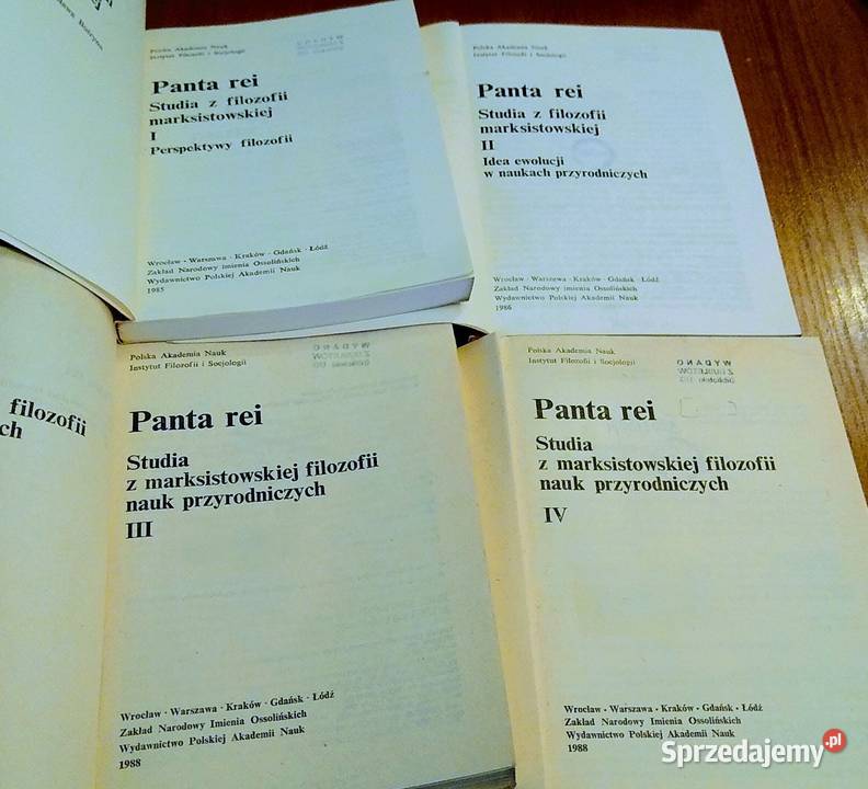 Panta Rei 14 studia z filozofii marksistowskiej Rok wydania 1985 Gdańsk