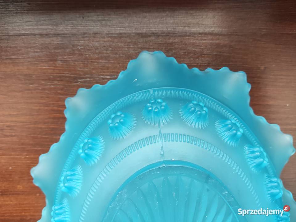 Davidson owalna szklana patera Blackberry Prunt Kraków